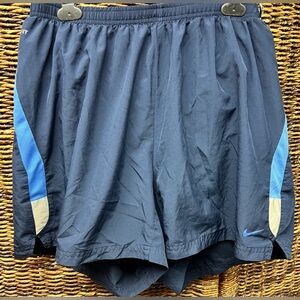 Nike- Fit Dry-Blue and Light Blue Athletic Shorts-‎ Xlarge